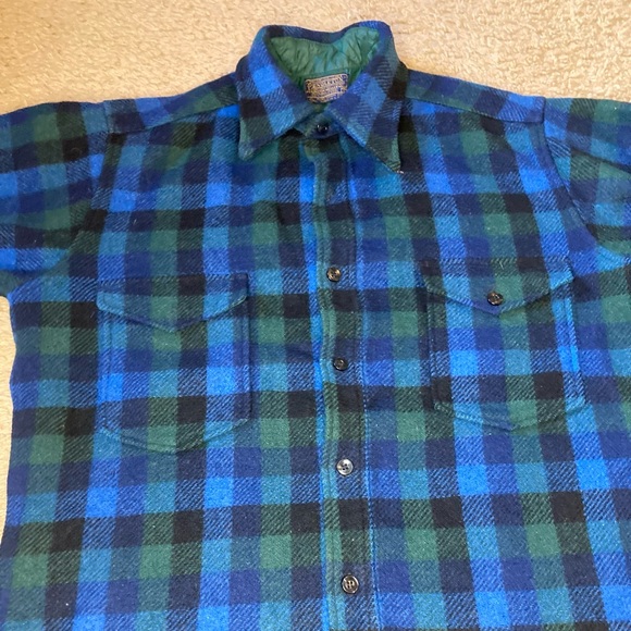 Vintage Pendleton 100% wool thick shirt/jacket large - Picture 2 of 4